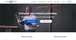 Desktop Screenshot of churchjobfinder.com