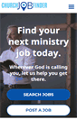 Mobile Screenshot of churchjobfinder.com